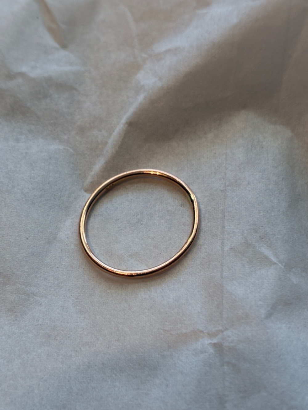 Classic 14 K Rose Gold Ring. .71 grams
